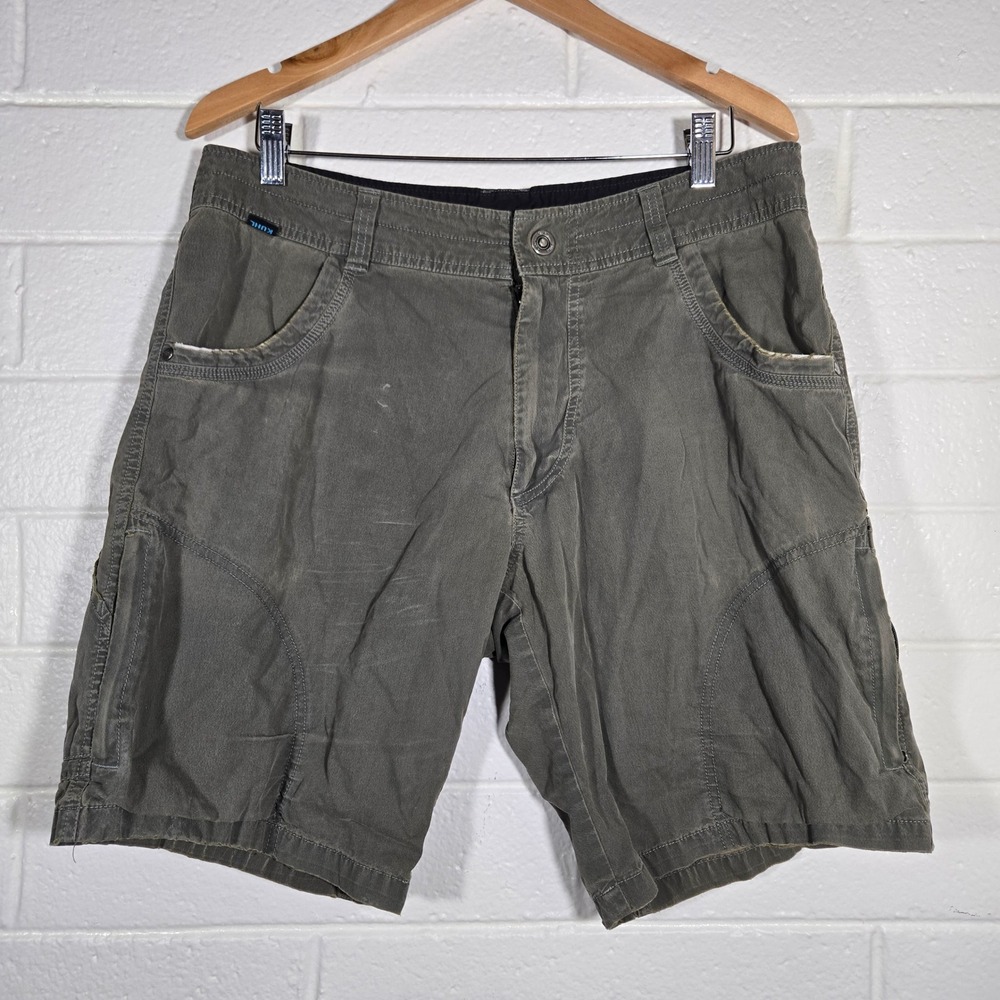 Kuhl Ramblr Vintage Patina Dye 34 Cargo Hiking Shorts 5125 Utility Outdoor‎ 10"